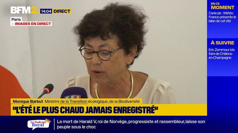 "Il ne s'agit pas d'aboutir à un énième plan": Monique Barbut veut des solutions concrètes pour lutter contre les fortes chaleurs