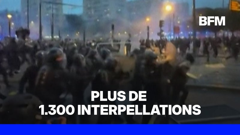 Manifestations du 24 octobre: plus de 1.300 interpellations dans toute la France