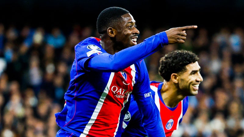 Image accompagnant « PSG: "On s'en fout complètement que les gens aient douté de nous", le show Dembélé après Manchester City ».