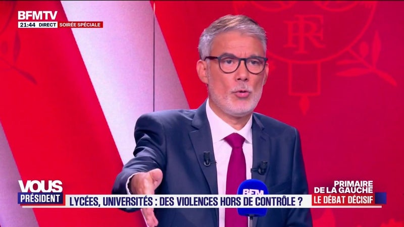 Mobilisation lycéenne: "On ne tire pas à bout portant sur des enfants", condamne Olivier Faure
