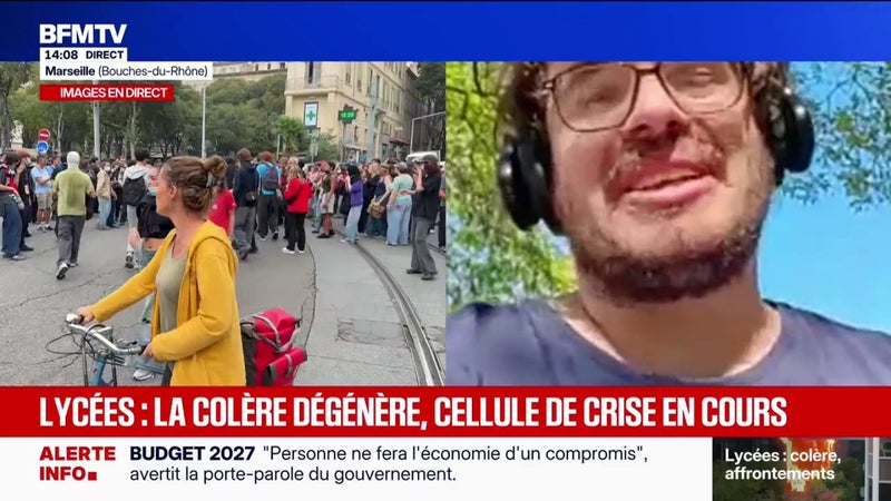 Colère lycéenne: "Ils voulaient détruire le bus", témoigne un passager du bus attaqué à La Rochelle