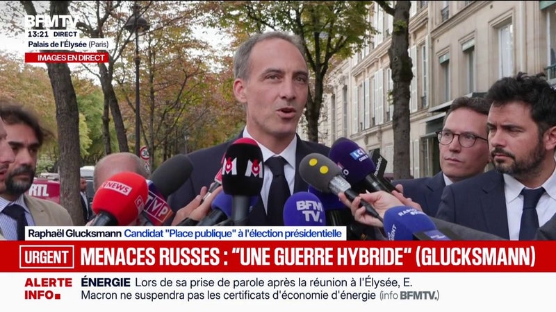 Carburants: "Il y a besoin d'aides beaucoup plus massives", estime Raphaël Glucksmann, candidat à la primaire du PS et de Place Publique