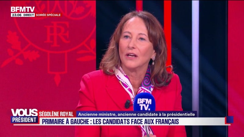 Ségolène Royal veut "rétablir l'impôt de solidarité sur la fortune financière (ISF)"