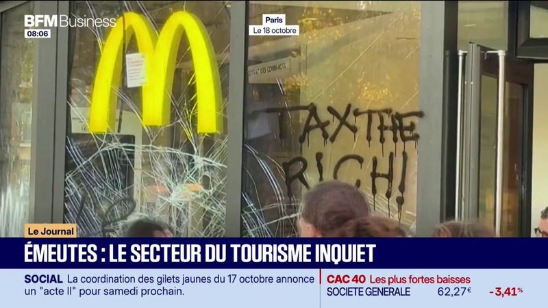 Les émeutes vont-elles impacter le tourisme en France ?