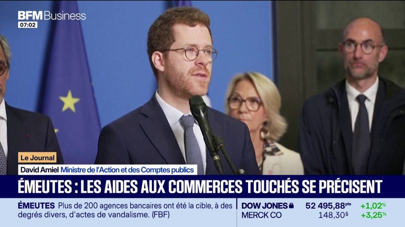 Déblocage des aides aux commerçants touchés par les émeutes