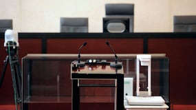 Un prétoire au tribunal de Pontoise