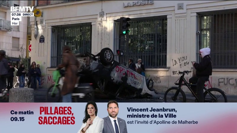 "C'est le chaos": à Paris, les riverains effrayés par les dégâts et le vandalisme