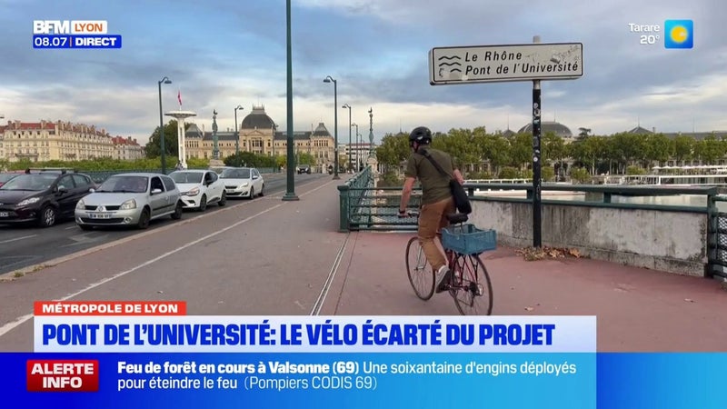 Le pont de l'université va être rénové... mais sans piste cyclable