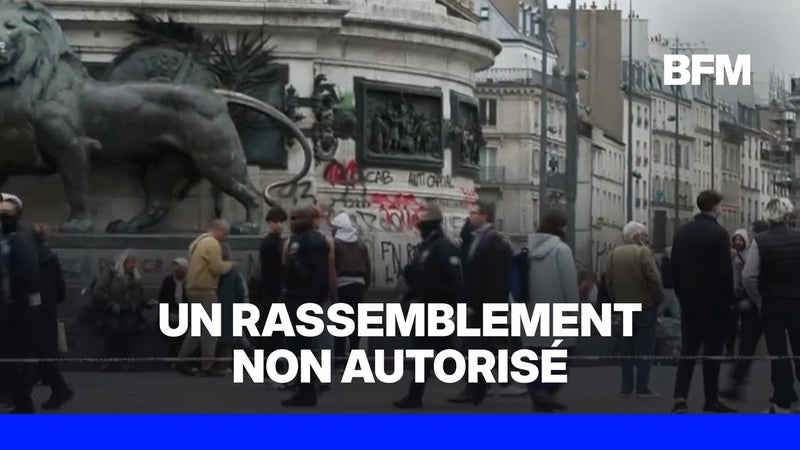 Paris: un nouvel appel au rassemblement place de la République lancé sur les réseaux sociaux