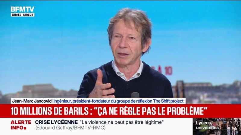 Le manque de pétrole en Europe "a commencé il y a 20 ans", affirme l'ingénieur Jean-Marc Jancovici