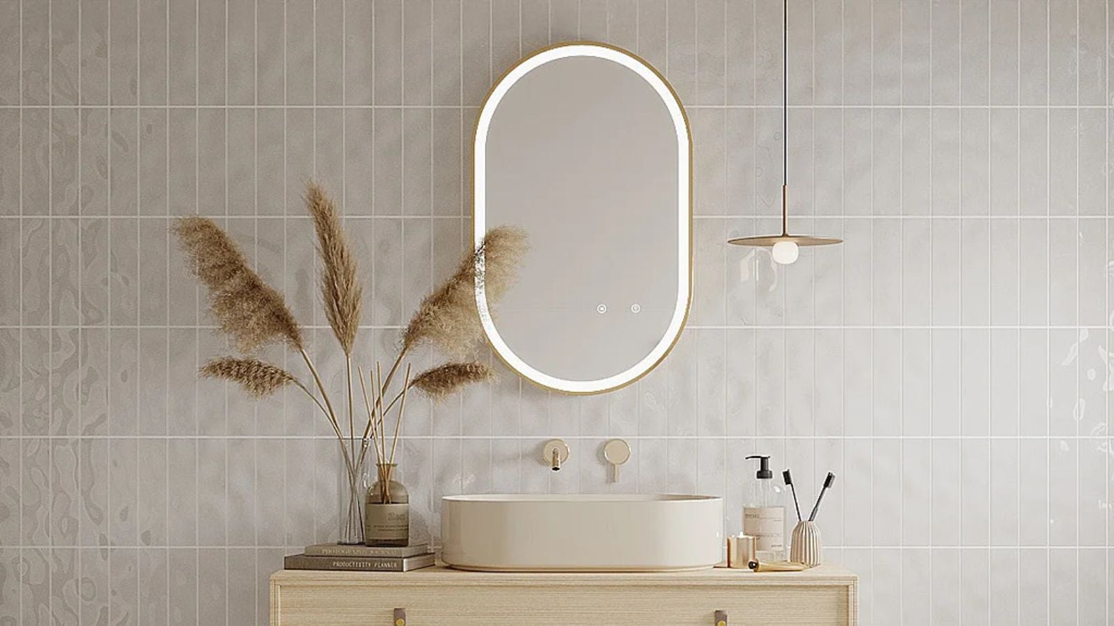 Cette astuce permet de concilier design et praticité dans la salle de bain
