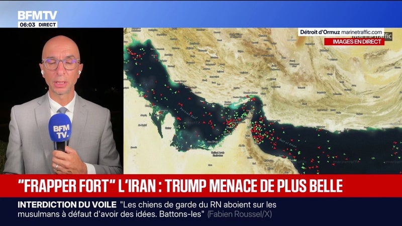 Guerre au Moyen-Orient: Donald Trump menace encore de “frapper fort” l’Iran