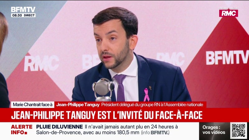 Risques sécuritaires lors du congrès du Rassemblement national à Orléans: "On ne va quand même pas se laisser impressionner", assure Jean-Philippe Tanguy, député du RN