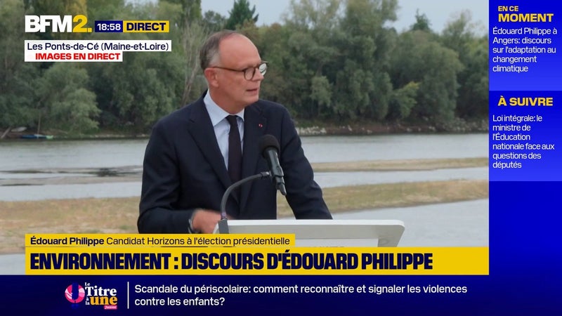 Pour Édouard Philippe, "on ne réussira pas l'adaptation climatique sans l'économie de marché"