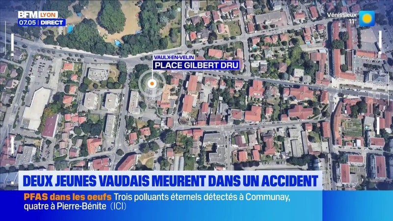 Vaulx-en-Velin : 2 Vaudais meurent dans un accident de la route