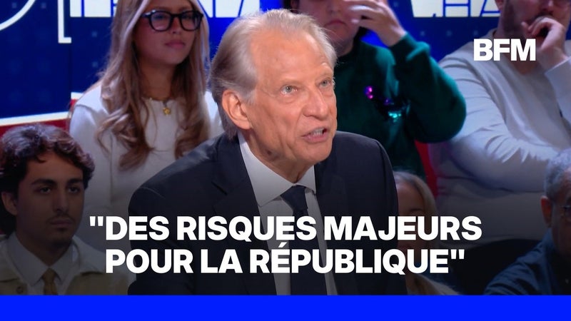 "L'idéologie du Rassemblement national comporte des risques majeurs pour la République", répond Dominique de Villepin à Marion Maréchal