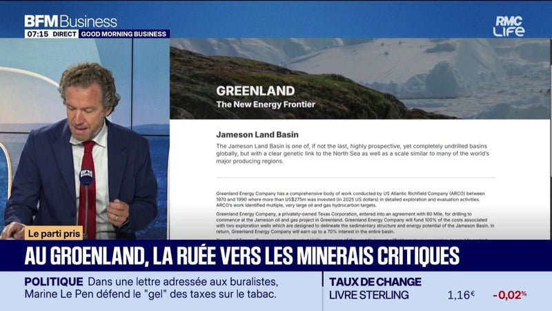Au Groenland, la ruée vers les minerais critiques