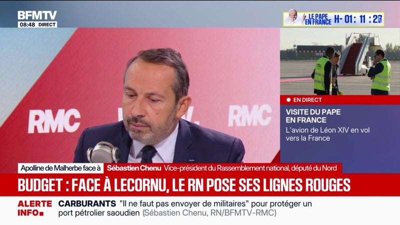 "Voter le budget n'est pas une possibilité", explique Sébastien Chenu, vice-président du RN