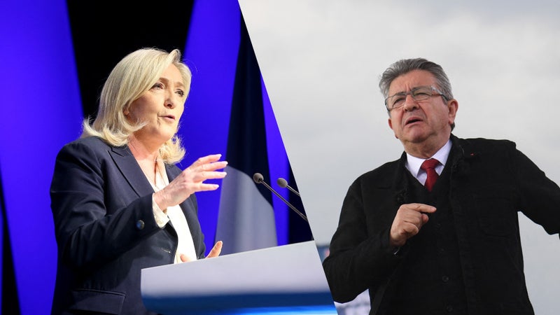 "Parti séditieux", "lourde responsabilité": la droite et l'extrême droite accusent LFI et Jean-Luc Mélenchon d'attiser la colère des lycéens