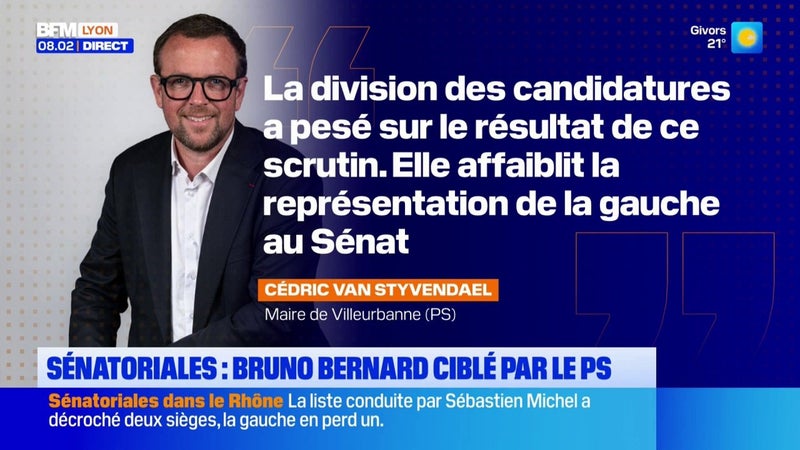 Sénatoriales-Bruno Bernard ciblé par le PS