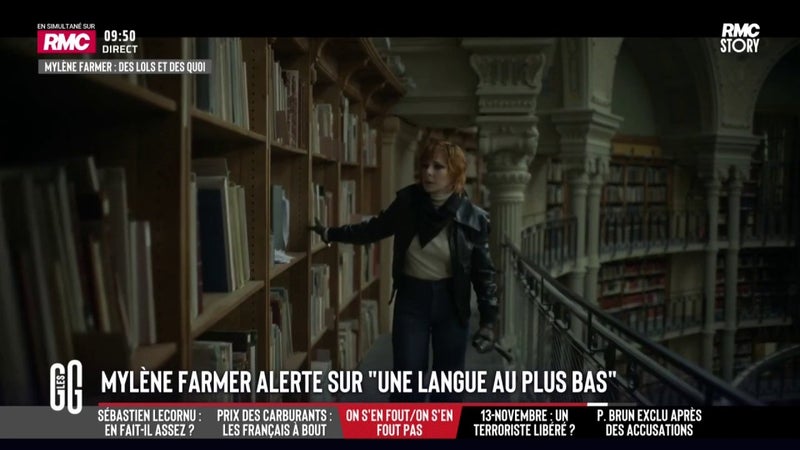 L'alerte de Mylène Farmer sur "une langue au plus bas"