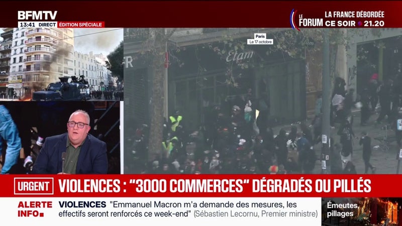 Couvre-feu partiel: "Je suis consterné de l'absence de réponse", estime Stanislas Gaudon, délégué général du syndicat Alliance Police