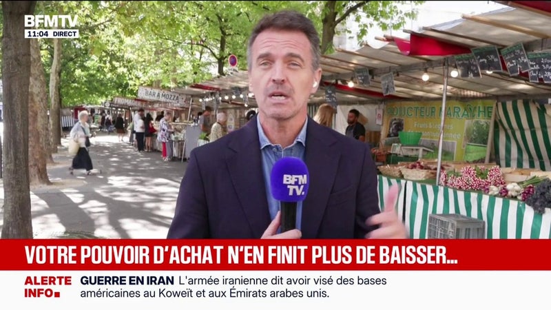 Pouvoir d'achat: "C'est un peu dur les fins de mois", réagit cette retraitée face à l'inflation