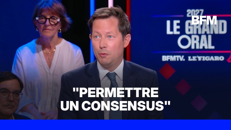 Loi "fin de vie": François-Xavier Bellamy (LR) souhaite un référendum sur le texte