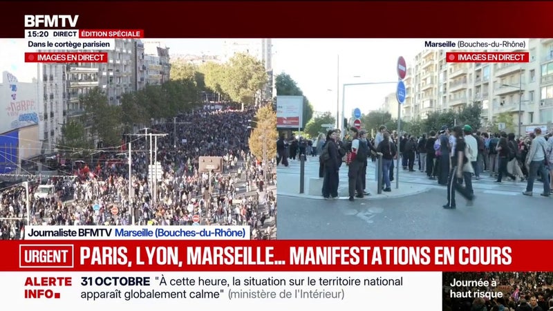 Manifestations du 31 octobre: "Dans la mesure où on peut tenir, on restera ouvert", déclare Nicole Richard-Verspieren, présidente de l'association des commerçants du centre-ville de Marseille