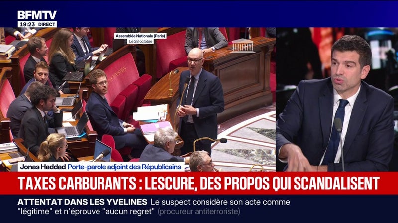Prix des carburants: "Pourquoi ne baisse-t-on pas les taxes?", Jonas Haddad, porte-parole adjoint des Républicains, interpelle le gouvernement