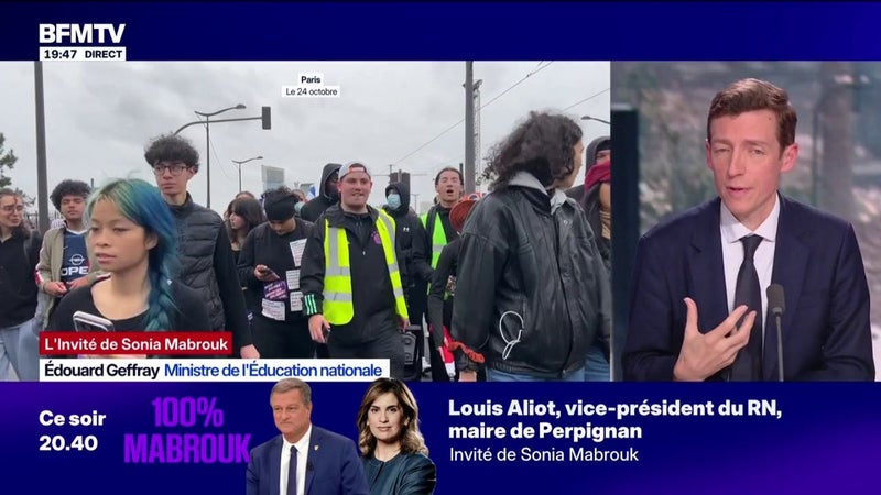 Crise lycéenne: "On va plafonner les classes à 28 élèves en seconde, en commençant par les 50% des établissements les moins favorisés à la rentrée 2027", déclare le ministre de l'Éducation