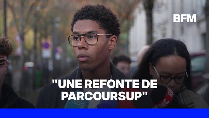 Mobilisation lycéenne: Emmanuel Macron a promis une "refonte complète" de Parcoursup aux organisations lycéennes invitées à l'Élysée