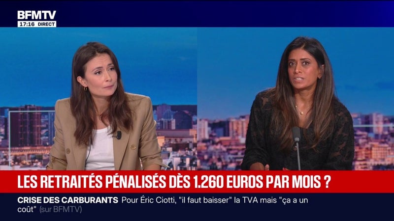 Sous-indexation des retraites à partir de 1.260e envisagée: "Je suis très mal à l'aise avec le débat actuel dans le cadre du budget", déclare Prisca Thévenot, députée "Renaissance"