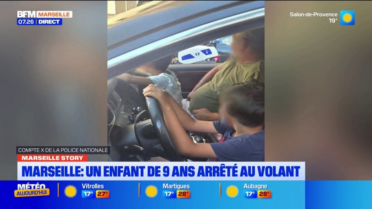 Marseille Story : Un enfant de 9 ans arrêté au volant par les forces de l'ordre au Prado