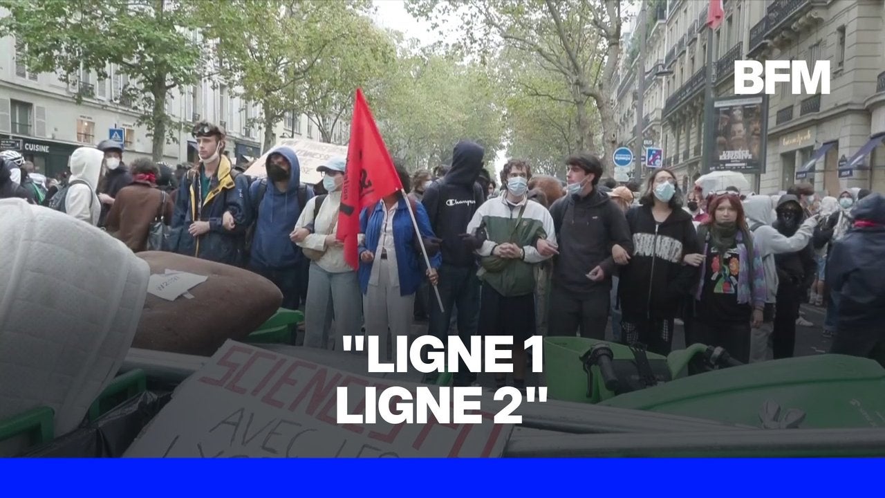 Science Modim À Paris, les étudiants de Science Po ont monté un barrage sur le ...