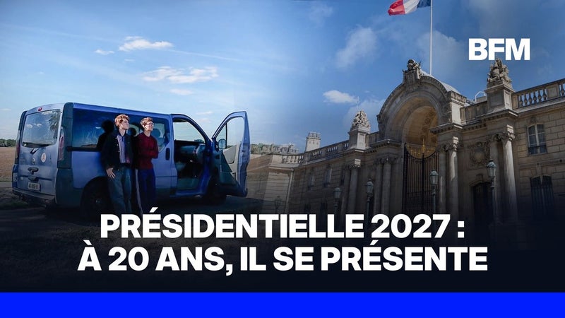 À 20 ans, Manolo Mlekuz cherche des parrainages pour être candidat à la présidentielle de 2027