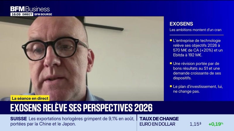 Exosens en hausse, relève ses perspectives annuelles - 17/09