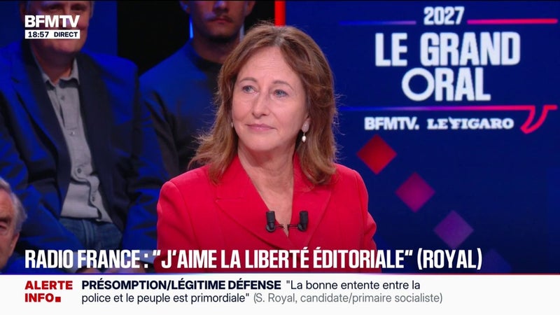 "Je vais gagner cette primaire": le petit oral de Ségolène Royal, candidate à la primaire socialiste