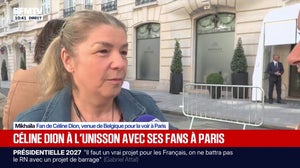 Devant le Royal Monceau, à Paris, les fans de Céline Dion se rassemblent pour tenter de voir leur idole