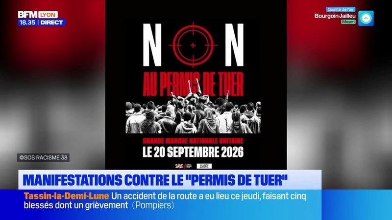 Rhône : Manifestations prévues ce dimanche contre le “permis de tuer” pour les forces de l'ordre