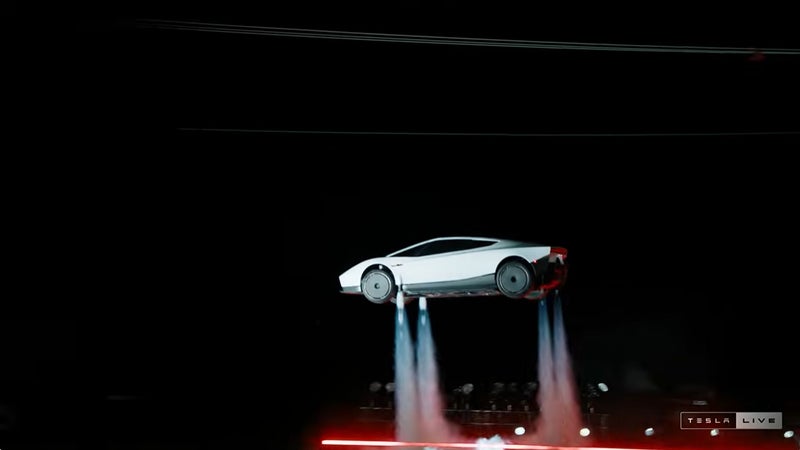 "Mieux qu'une voiture de James Bond": Elon Musk dévoile son Tesla Roadster capable de "voler" grâce à des fusées de SpaceX