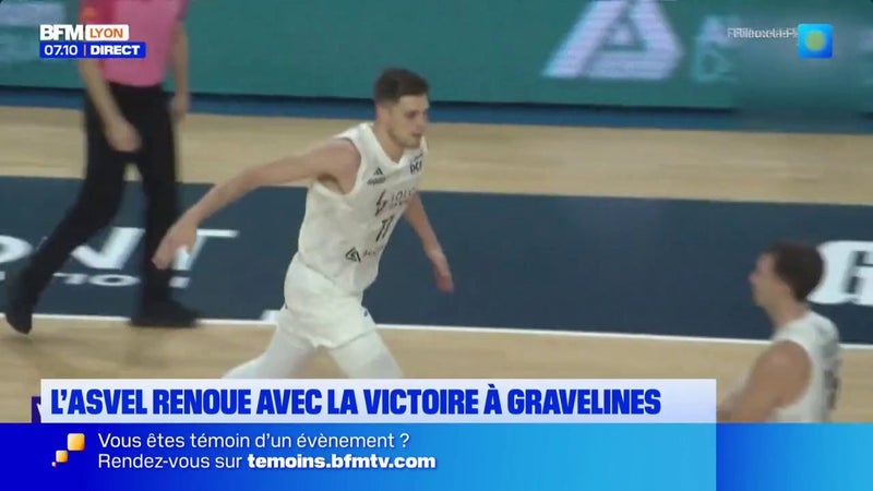 L'ASVEL renoue avec la victoire à Gravelines