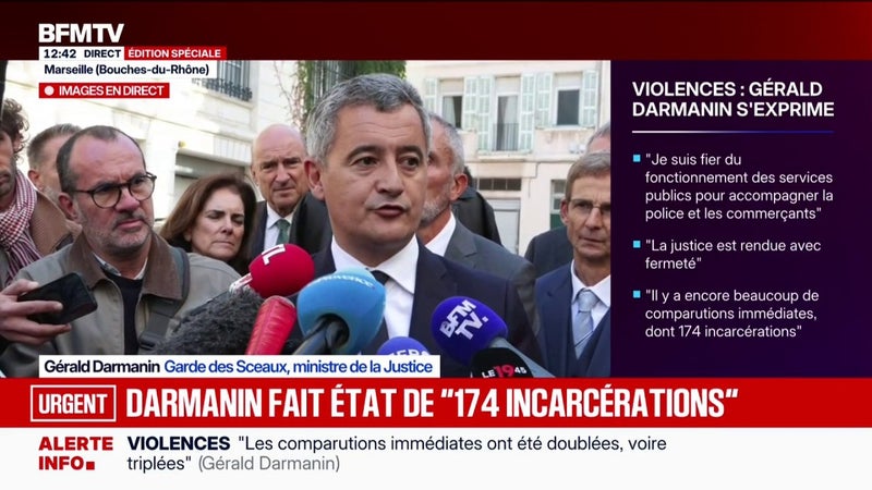 "S'introduire dans une mairie est tout à fait inacceptable", réagit Gérald Darmanin, garde des Sceaux