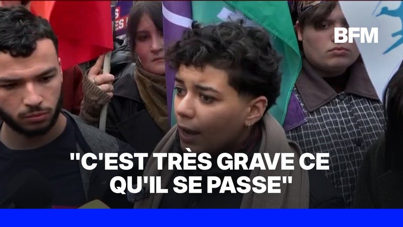 Parcours de la manifestation du 24 octobre: "Notre gouvernement organise le chaos", lance la porte-parole de l'Union étudiante