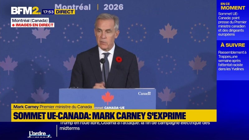 Alliance UE-Canada: "Nous commençons à peine" déclare le Premier ministre canadien, Mark Carney
