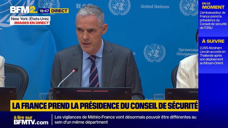 "Une présidence au service d'un conseil transparent": la France prend la présidence du Conseil de sécurité de l'ONU