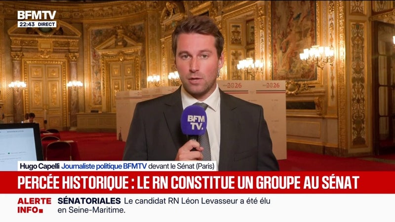 Percée historique: le RN constitue pour la première fois un groupe au Sénat
