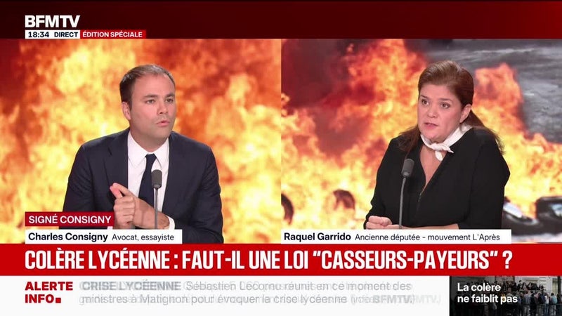 SIGNÉ CONSIGNY - Colère lycéenne : faut-il une loi « casseurs-payeurs » ? - 05/10