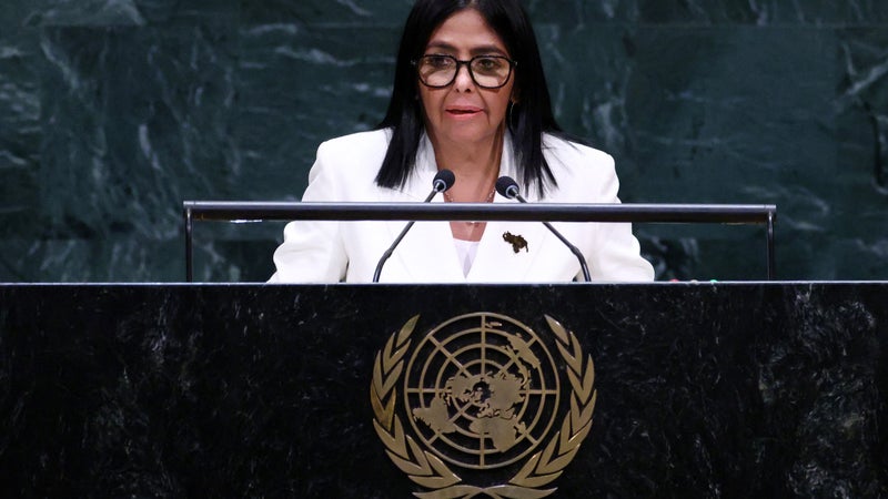 "Il y aura des élections au Venezuela": la promesse de Delcy Rodriguez à l'ONU, neuf mois après la capture de Nicolas Maduro