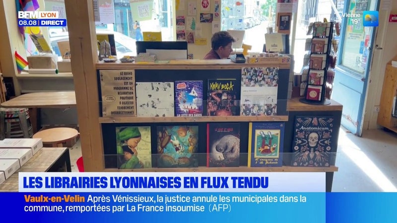 Dans le Vieux Lyon, les librairies essayent de survivre et sont à flux tendu